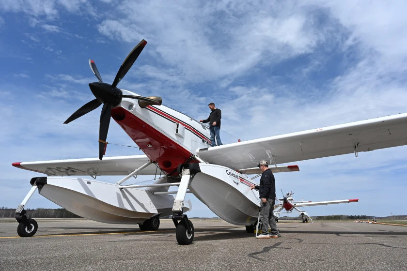 Pilots with Single Engine Scooper Aircraft